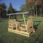 Cedar Looks Glider Natural Cedar- Green