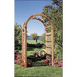 Rustic Natural Cedar N.E. Deluxe Arbor