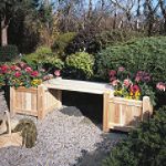 Cedar Looks Planter Bench