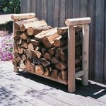 Cedar Looks Firewood Rack Log, 3'