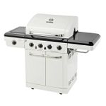Kenmore Vanilla 4-Burner LP Gas Grill with Built-In Halogen Lights