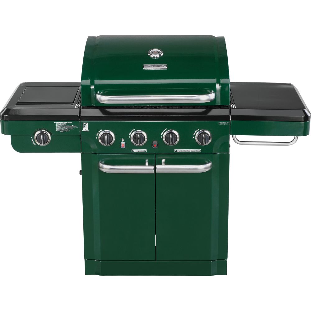 Kenmore Forest Green 4-Burner LP Gas Grill With Halogen Lights