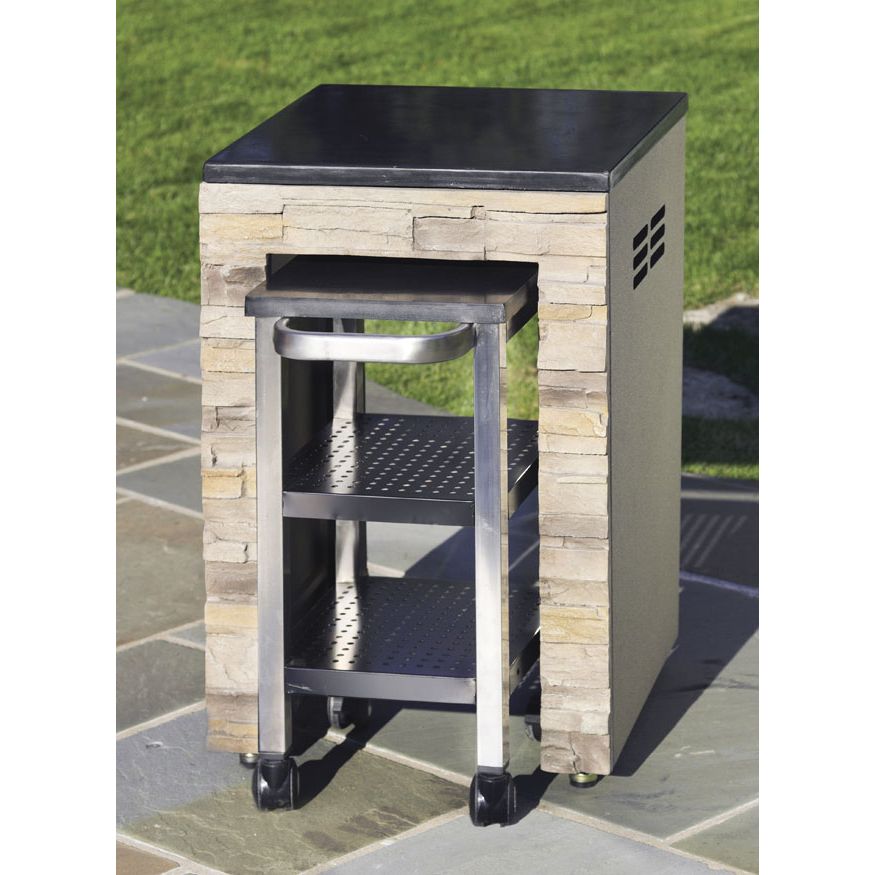 Kenmore Elite Island Modular 3 - Corner Unit w/ Serving Cart