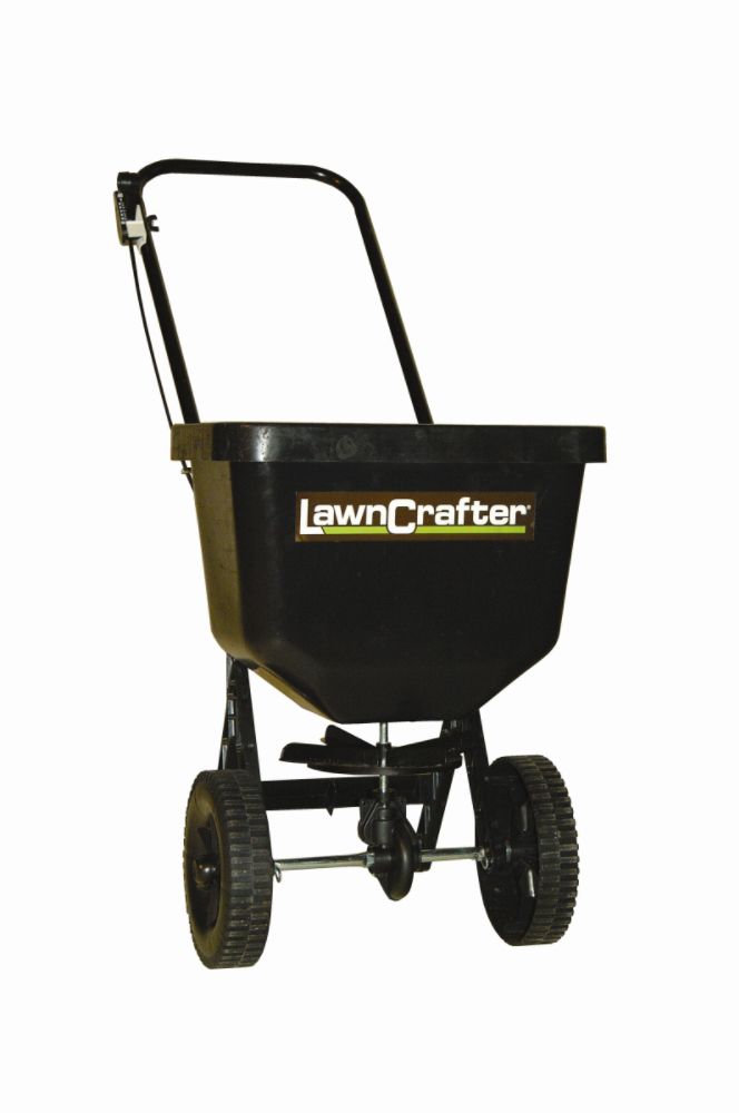 Lawn Crafter 4 gal. (Dry) 50 lbs. Hopper Capacity Spreader