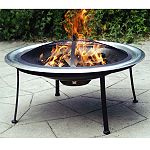 Sears Roebuck and Co. LeisureLife Stainless Steel Firepit by Sears Roebuck and Co.