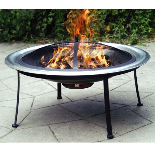 LeisureLife Stainless Steel Firepit