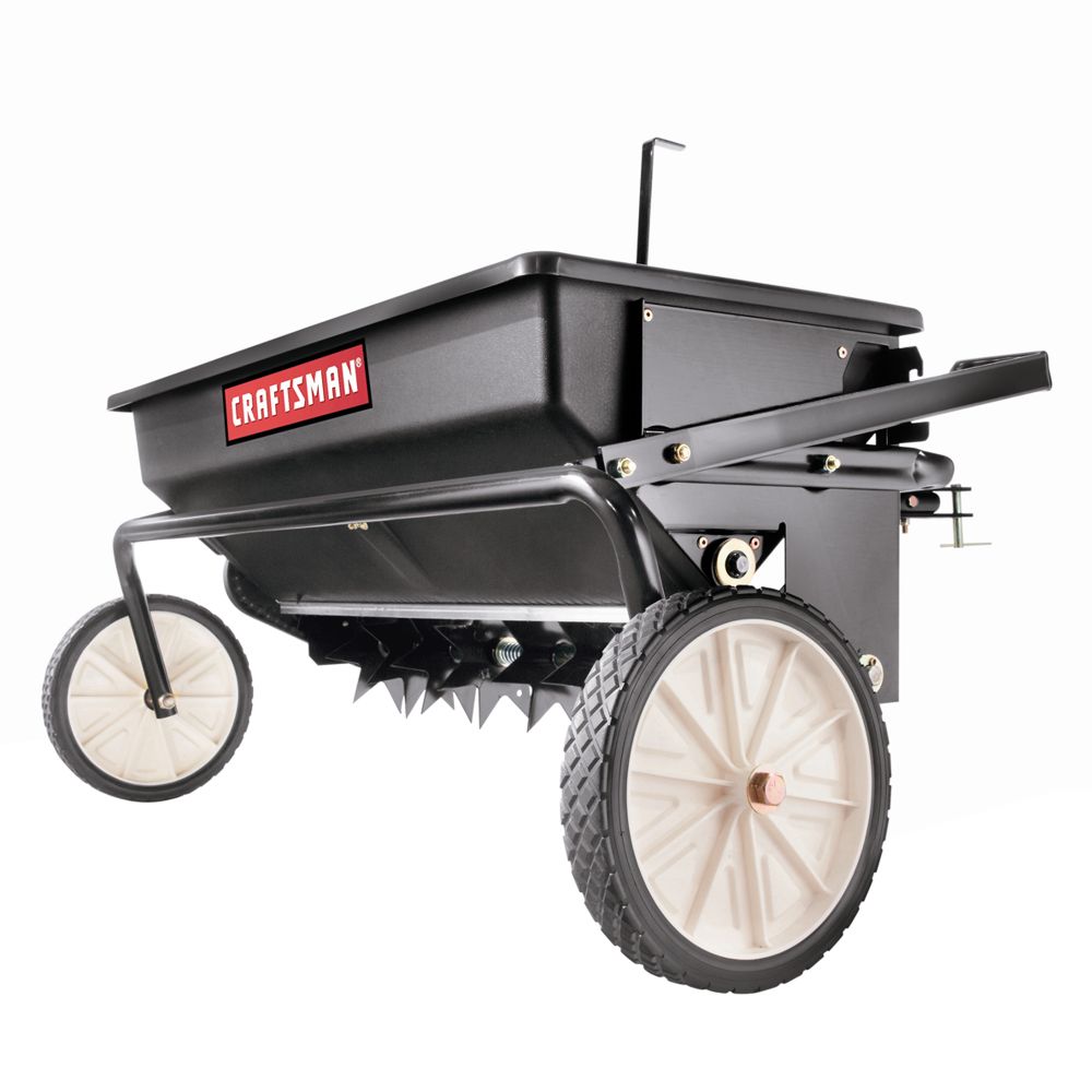 Craftsman 32 in. Spread Width Aerator/Spreader Combo, 100 lb. Capacity