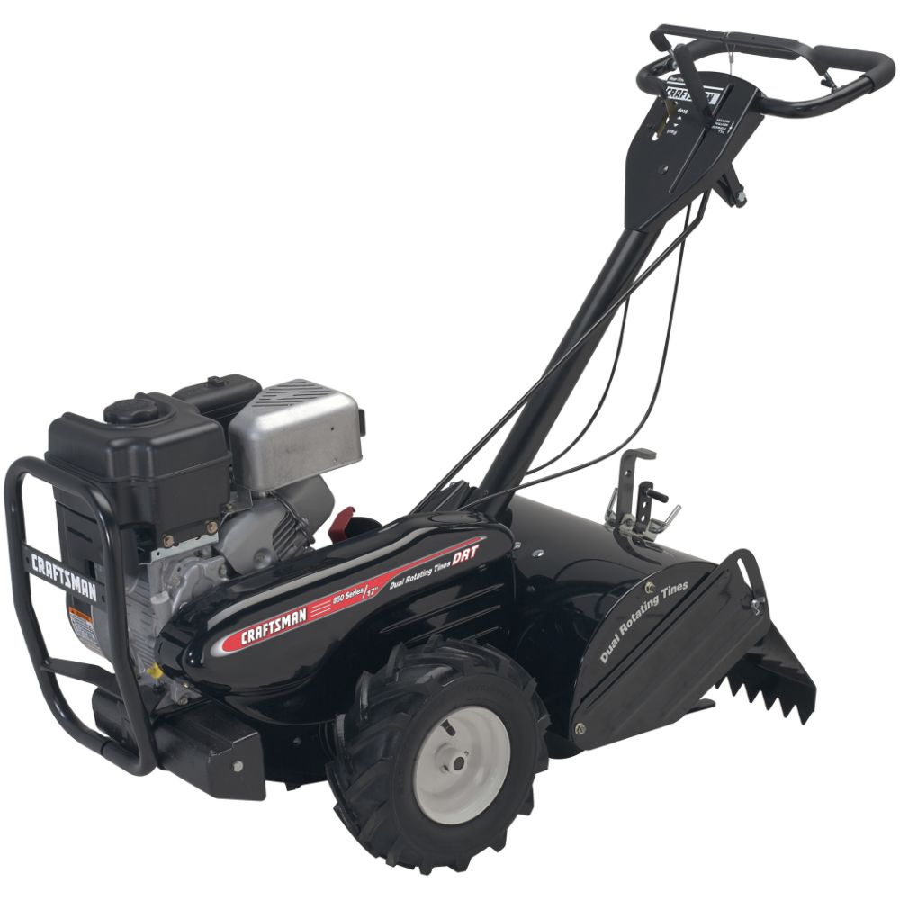 Craftsman 8.50 Torque Rating (190CC) Dual Rotating Tine Tiller - CA Model