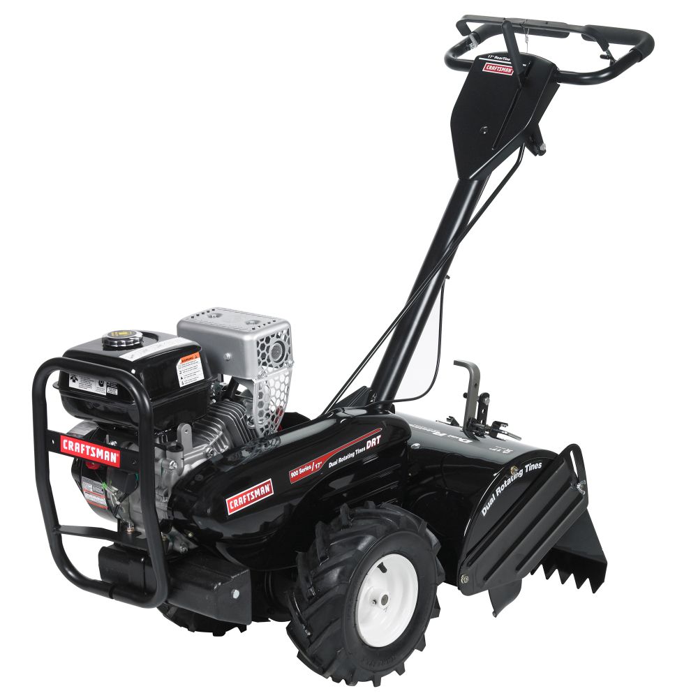 Craftsman 17 In. Dual Rear Tine Tiller-CA Model