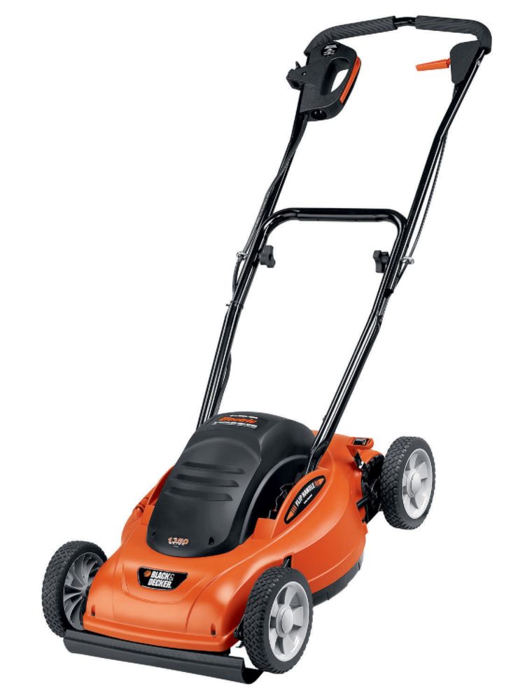Black & Decker 18 in. Electric LAWNHOG Mulching Mower with Flip-Over Handle