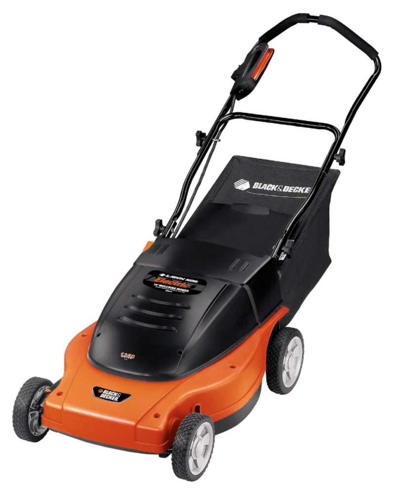 Black & Decker 19 in. Electric LAWNHOG  Mulching Mower with Rear Bag