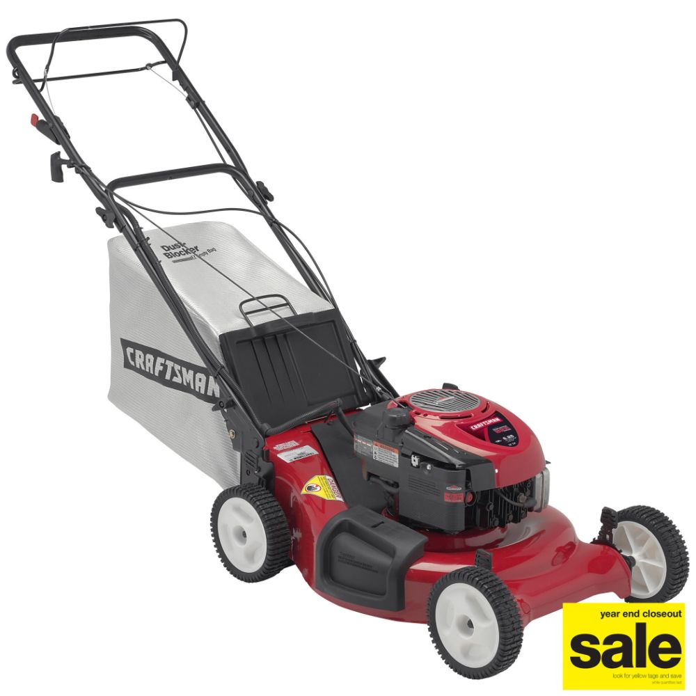 Craftsman 6.25 Torque Rating (190CC) 21 in. Deck 3-n-1 Mulch-Bag-Discharge Rear Bag Mower