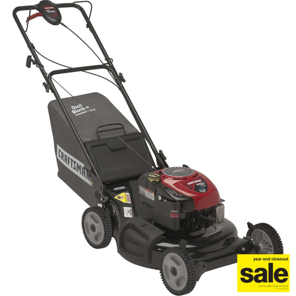 Craftsman 6.50 Torque Rating (190CC) 21 in. Deck 3-n-1 Mulch-Bag-Discharge Rear Bag Mower
