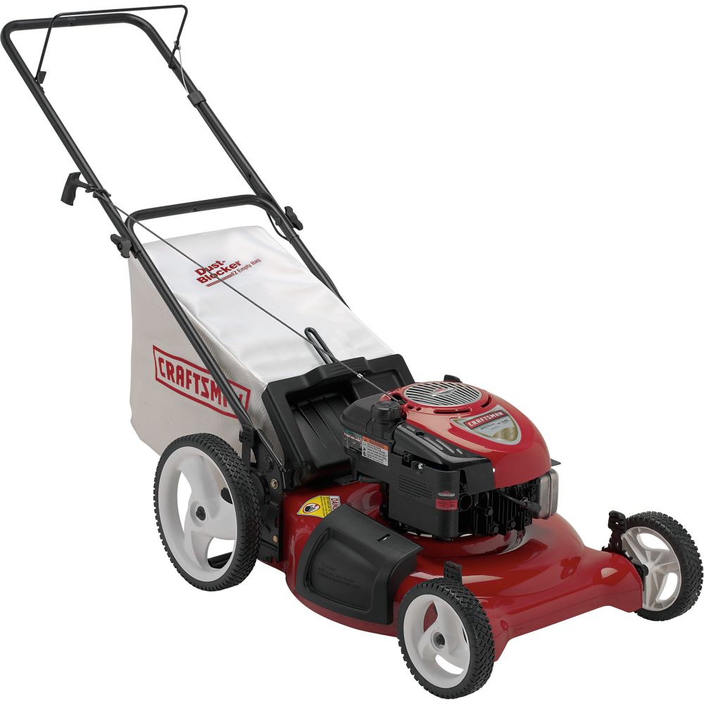 Craftsman Push Rear Bag Lawn Mower w/ High Wheel (CA)
