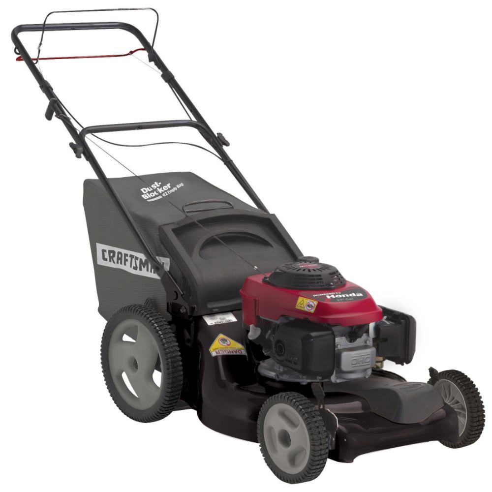 Craftsman 21 in. Deck Rear Bag Front Propelled Lawn Mower with High Wheels