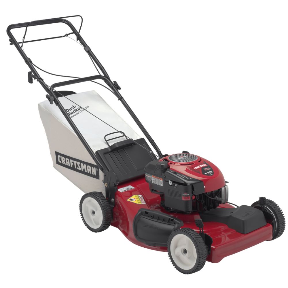 Craftsman 6.25 Torque 22 in. Deck Mulch-Bag-Discharge Rear Bag Front Propelled Lawn Mower