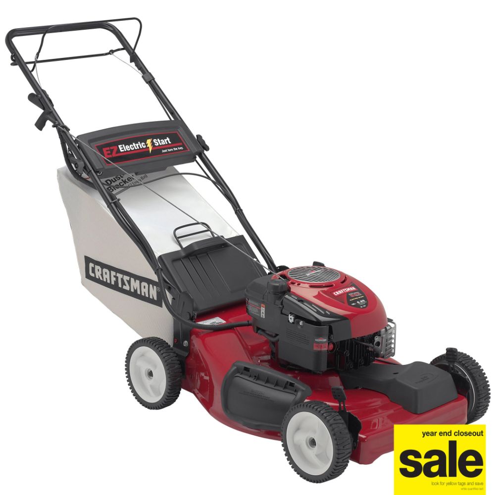 Craftsman 6.25 Torque Rating (190CC) 22 in. Deck 3-n-1 Mulch-Bag-Discharge Rear Bag Mower