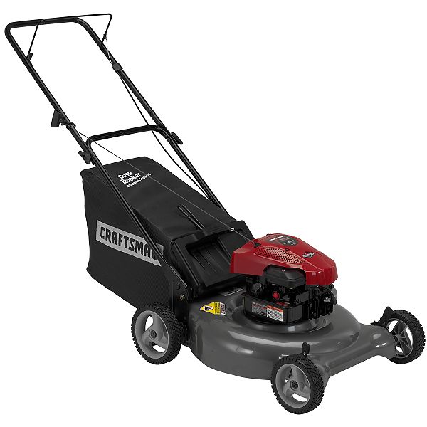 Craftsman 5.5 hp 21" Briggs & Stratton 2-n-1 Deck Rear Bag Push Lawn