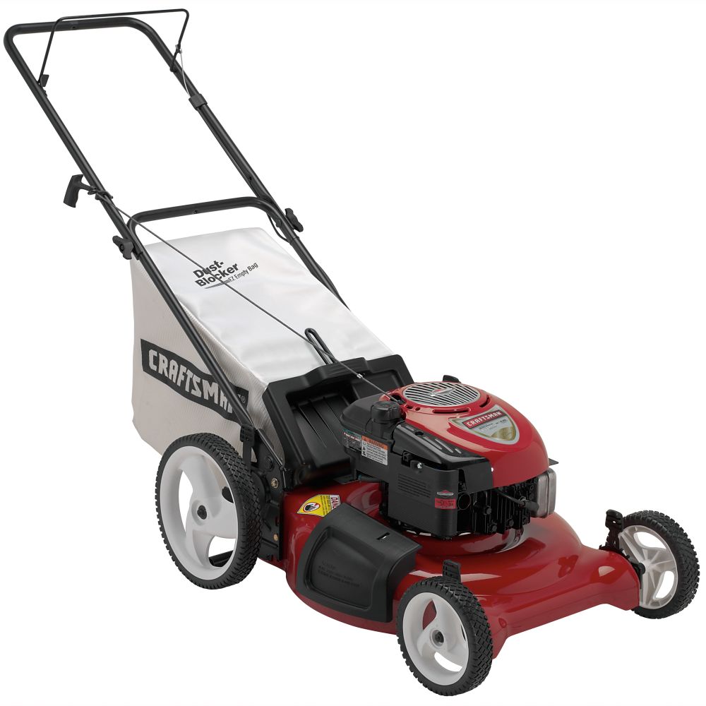 Craftsman Push Rear Bag Lawn Mower w/ High Wheel