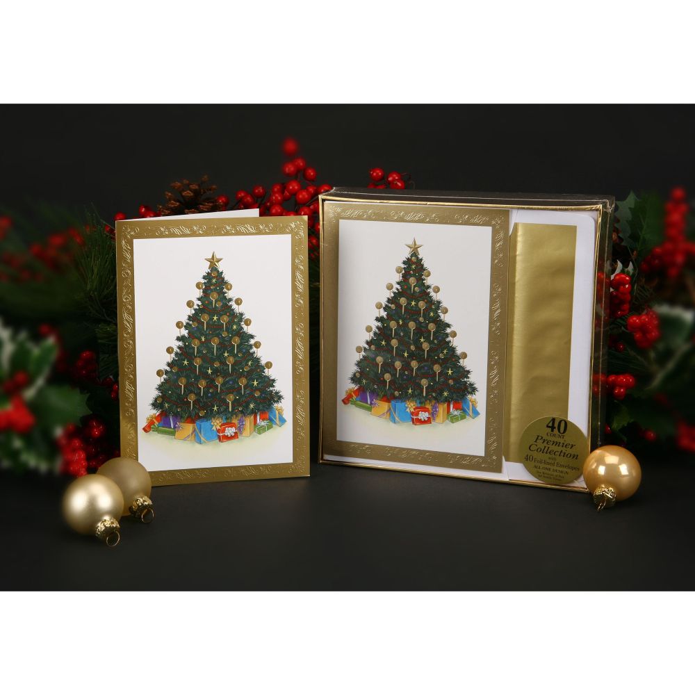 Paper Magic Christmas Tree Design Christmas Greeting Cards, Count