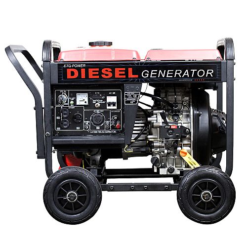 Shopping Dudes Hot Deal for: ETQ Diesel Portable Generator 4400Watt continuous