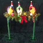 48in Chenille Parrots on Trunk