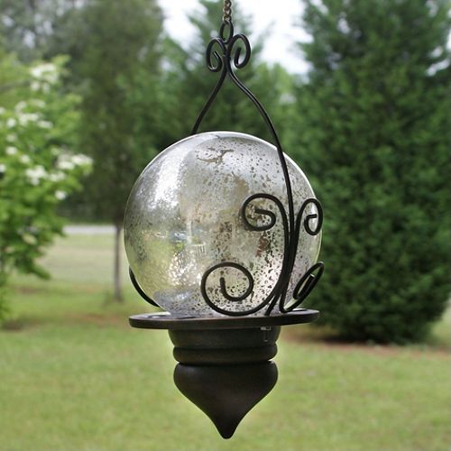Garden Oasis Solar Hanging Gazing Ball