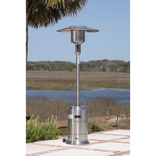 Click to buy Fire Sense 46,000 BTU Commercial 304 Stainless Steel Patio Heater .
