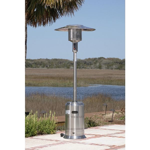 Fire Sense 46, 000 BTU Commercial 304 Stainless Steel Patio Heater
