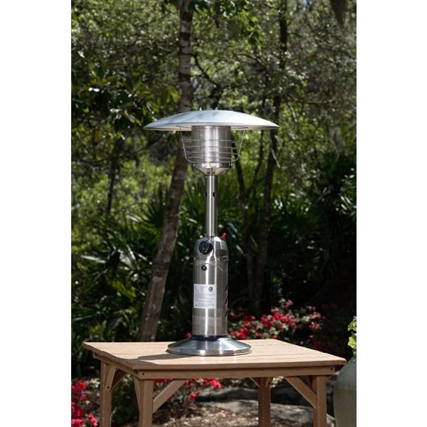 Fire Sense 10, 000 BTU Stainless Steel Table Top Patio Heater