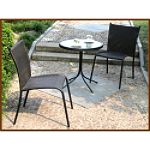 Hiland ECLIPSE 3 PIECE WICKER BISTRO SET