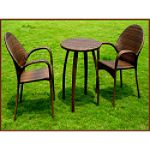 Hiland MADISON 3 PIECE WICKER BISTRO SET