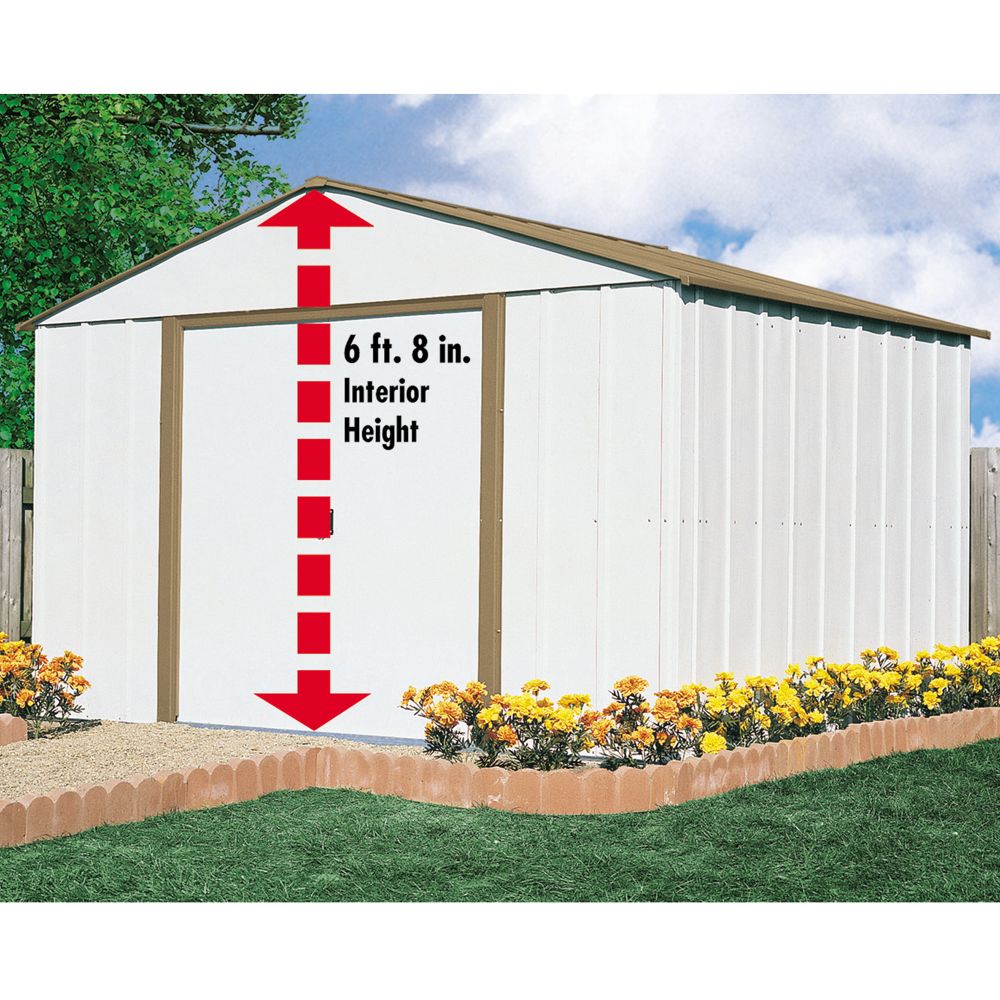 Arrow Buildings 10 Ft. x 10 Ft. Mid Gable Lawn Building