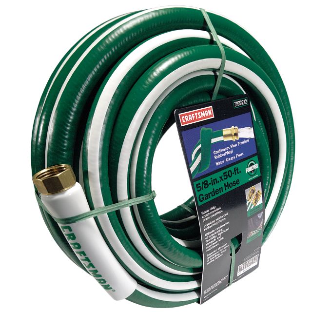 Craftsman 5/8 in. x 50 ft. Rubber Vinyl Garden Hose