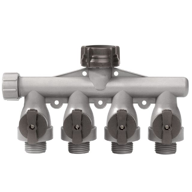 Craftsman 4-Way Hose Connector, Maximum Flow