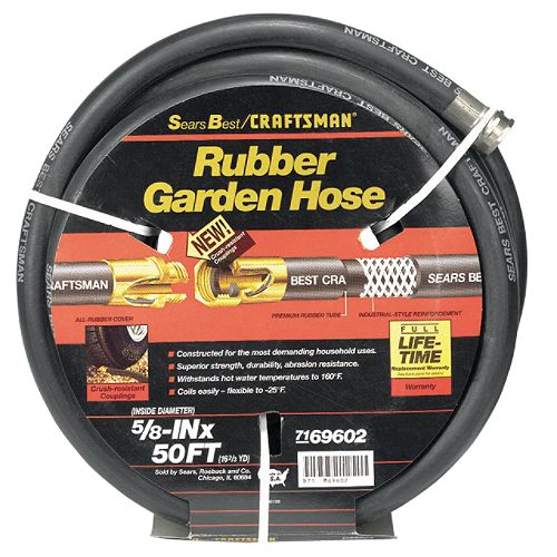 Craftsman 5/8 in. x 50 ft. All Rubber Garden Hose