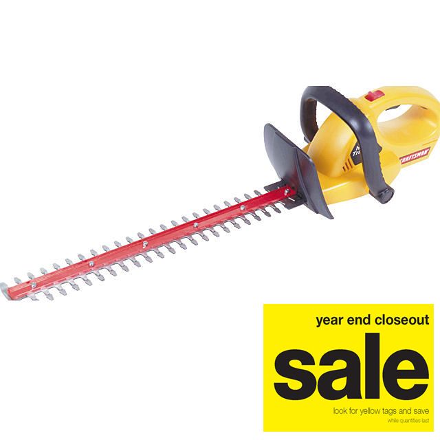 Craftsman 18 in. Electric Hedge Trimmer, Cordless