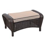 Garden Oasis Napa Valley Wicker Ottoman
