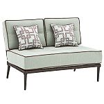 Ty Pennington Style Camille Cove Armless Woven Loveseat