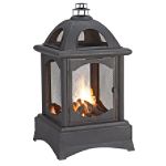 Garden Oasis Four Sided Metal Fireplace
