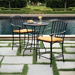 Garden Oasis Iron High Dining Set
