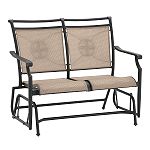 Garden Oasis River Stone Sling Double Glider