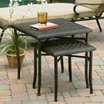Garden Oasis Oxford Collection Nesting Patio Table