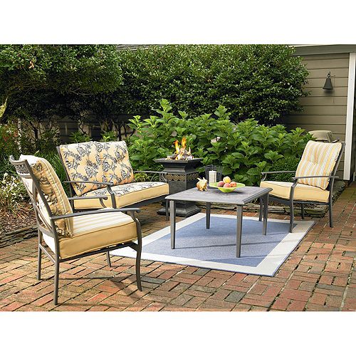 Country Living Seneca 4-piece Patio Seating Group by
