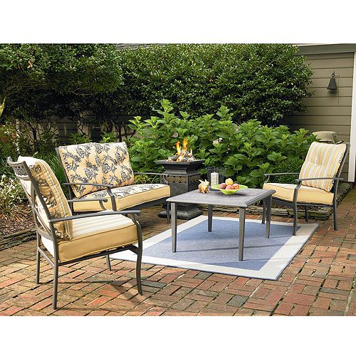 Garden Oasis Seneca LP Firepit w/ PVC Cover