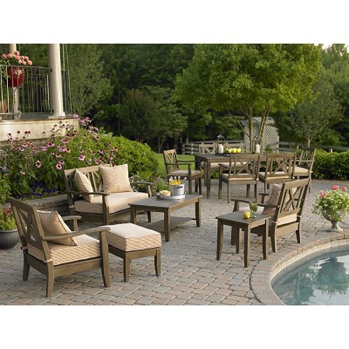 Country Living Visalia 4-piece Patio Deep Seating by