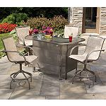 Garden Oasis 5 pc. Bar Set, Oakbrook Collection by Numark
