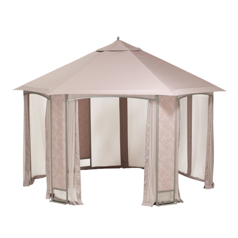 Garden Oasis 14.5 ft. Gazebo with Net, Oakbrook Collection