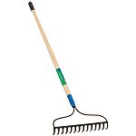 Companion Bow Rake w/Wood Handle