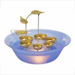 Woodstock Percussion Bell Flower Fountain Blue